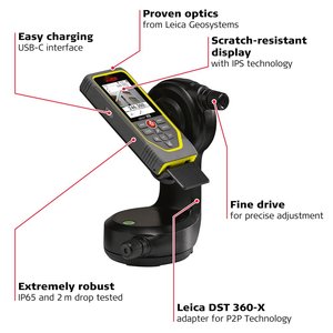 Adaptador de Trípode DST 360-X Original, Dispositivo de Medición de Distancia, Adaptador Inteligente para Mediciones P2P, Accesorio de Montaje Metálico - Product Image 6