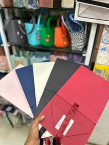 Magnetic Paper Gift <b>Box</b> with Ribbon Closure Custom Packaging <b>Box</b> <b>for</b> Wedding Birthday <b>Present</b> Hamper Jewelry <b>Box</b> - Product Image 4