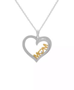 Ciondolo cuore di mamma con accento di diamanti | Macy's - Product Image 1