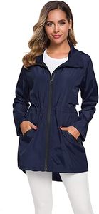 Wholesale Designer <b>Men</b> <b>Long</b> Winter Outdoor Windbreaker <b>Jacket</b> Stand Collar Vintage Style Lightweight Windproof Waterproof Hooded - Product Image 2