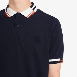Camisetas Polo Formales Sólidas para Hombre, Producto Superior, Alta Calidad, 100% Algodón, Transpirables, de Secado Rápido, Camisetas de Golf Bordadas Personalizadas - Product Image 6