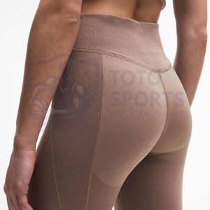 Leggings Deportivos para Mujer, Cómodos, Ajustados, de Tela Suave, Transpirables, para Todas las Temporadas, con Logotipo Personalizado, Producto de Moda, del Mejor Proveedor - Product Image 3