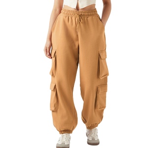 Pantalon de jogging décontracté pour femme, coupe super ample, en coton, grande taille, avec poches cargo, style baggy, 2026 - Product Image 2