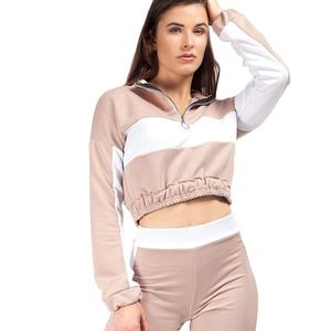 เสื้อฮู้ดผู้หญิงคุณภาพสูงสำหรับฤดูหนาว ซิปครึ่งตัว บุผ้าฟลีซโพลีเอสเตอร์ด้านหน้า ระบายอากาศ แห้งเร็ว กันน้ำ กันลม ปรับแต่งได้ - Product Image 5