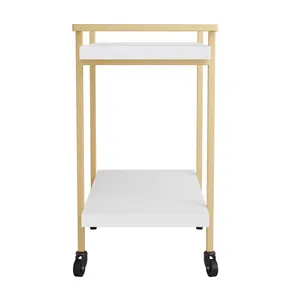 Premium Handmade <b>Ceramic</b> Eco-Friendly American Style Modern Luxury Decorative Serving Cart Home Interior Hotel Furniture Styling - Product Image 1