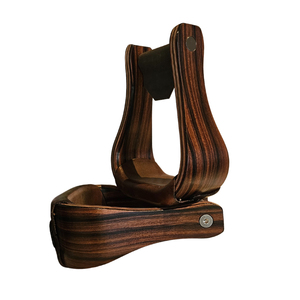 Estribos de Madera Tradicionales Tough Tack Hechos a Mano, Cómodos, Duraderos, con Diseño y Color Personalizables, Reposapiés para Equitación - Product Image 1