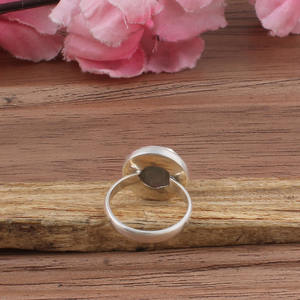 Bague en argent sterling 925 avec pierre précieuse citrine jaune taille brillant classique pour femme, idéale pour mariage et fêtes - Product Image 5