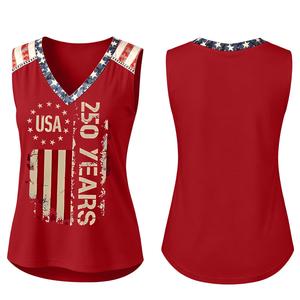 Camiseta sin mangas personalizada para mujer, cuello redondo, ecológica, con serigrafía, informal, transpirable, tejida, 95% nailon, con logo frontal. - Product Image 5