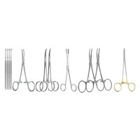 Ensemble de 23 instruments de chirurgie générale pédiatrique en acier inoxydable, kits d'instruments chirurgicaux pédiatriques réutilisables, chirurgie hospitalière