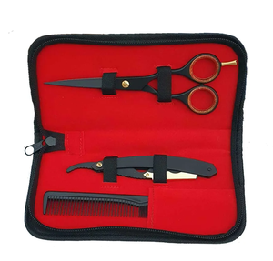 Kit de ciseaux à effiler professionnels en acier inoxydable à lame tranchante pour la coupe de cheveux, outils de salon ARISTON INTERNATIONAL à vendre - Product Image 6