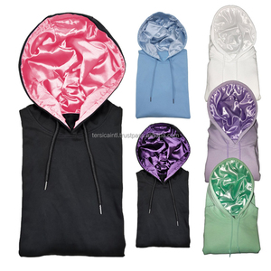 Sweat-shirt à capuche oversize pour hommes et femmes XS Sweat-shirt respirant en satin de coton et polyester Polaire d'hiver brodée en soie personnalisée - Product Image 6