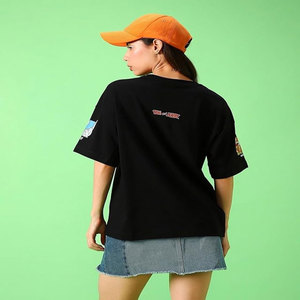 Venta al por mayor 100% algodón hombres camisetas cortas logotipo personalizado 3D Puff estampado liso gráfico de gran tamaño espuma serigrafía de punto sólido - Product Image 5