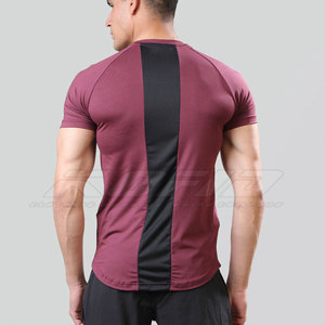 T-shirt de sport pour homme, coupe ajustée, course à pied, entraînement, séchage rapide, respirant, vêtements de performance, T-shirt de musculation pour homme - Product Image 2