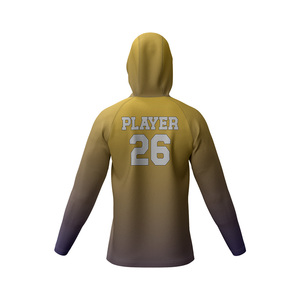 Personalized OEM ODM Hooded Basketball Practice Jerseys Unisex Full Sleeve Moisture Wicking Travel Team Basketball Apparel - Product Image 6
