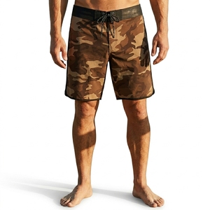 Shorts de bain pour hommes à taille élastique, séchage rapide, légers, pour la plage et le surf - Product Image 2