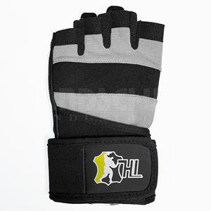 Guantes de Gimnasio PU con Logotipo Personalizado al por Mayor, Transpirables, para Levantamiento de Pesas, con Correa Ajustable para la Muñeca - Product Image 5