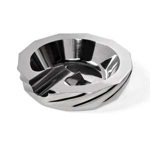 Cenicero de metal con acabado espejo de diseño moderno, para usar en casa, coche, hotel, restaurante, a precio de mayorista. - Product Image 3