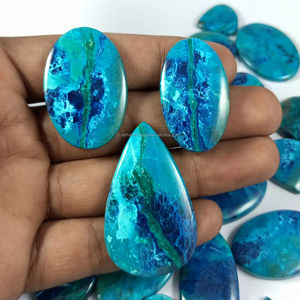 Cabujón de piedras preciosas sueltas de Shattuckite natural Cabujón a granel Pulido a mano Venta al por mayor Cabinas de piedras preciosas semipreciosas - Product Image 2