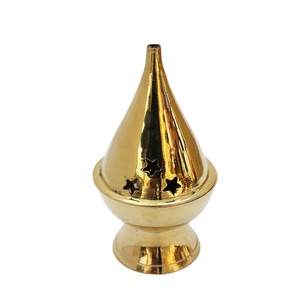 Brûleur d'encens en métal de qualité supérieure, vente en gros, personnalisé, en laiton, style religieux classique, durable, écologique, encens indien, très demandé - Product Image 6