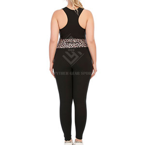 Ensemble de yoga confortable avec logo frontal pour l'entraînement en salle de sport, en tissu respirant et écologique, taille haute, 2 pièces, tenue de sport - Product Image 2