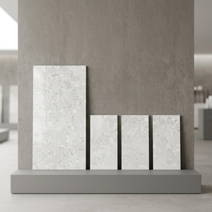 Dalle de porcelaine émaillée antidérapante aspect marbre gris Arctic View 800x1600mm 10mm d'épaisseur pour sol intérieur moderne - Product Image 3
