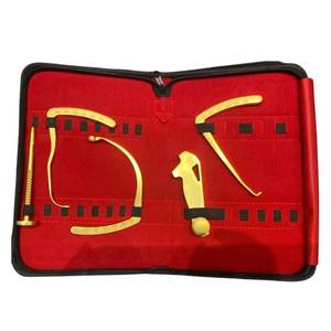 Kit de 5 piezas de instrumentos quirúrgicos ortopédicos de acero inoxidable para reconstrucción de rodilla con guías ACL y PCL, y banda de dirección. - Product Image 3