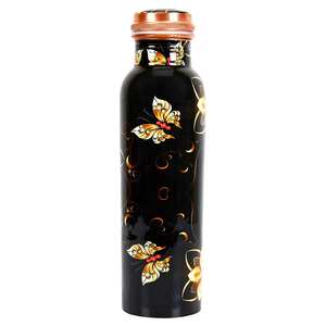 Botella de Cobre Clásica Martillada a Mano, Servicios Personalizados para Uso en el Hogar o Viajes, Regalos Empresariales Minimalistas y Ecológicos - Product Image 1