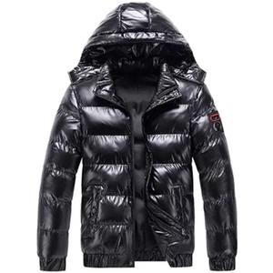 Veste matelassée à capuche pour homme, légère, isolante thermiquement, pour la randonnée en plein air, les voyages et la protection contre le froid - Product Image 1