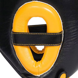 Professional Boxing <b>Training</b> PU Leather <b>Head</b> Guard Muay Thai Kickboxing <b>Training</b> <b>Head</b> Guard - Product Image 5