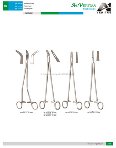 Portaagujas de Acero Inoxidable A-1 VERITAS Wangensteen de 27 cm, Reutilizables, de Alta Calidad, Kit de Instrumentos Quirúrgicos para Sutura - Product Image 6