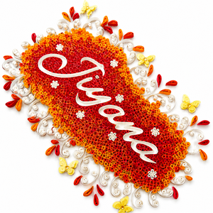 Beautiful themed quilling <b>paper</b> decorations handcrafted for gifting events wall decor festivals and crafts. - Product Image 1