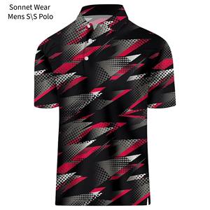 Casual Polo <b>Shirts</b> for Men Short Sleeve <b>Novelty</b> Graphic Print - Product Image 3