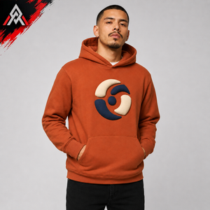 Sweat à capuche pour homme de haute qualité avec impression en relief, associant un motif artistique en relief, un tissu confortable et une construction élégante pour une collection décontractée. - Product Image 6