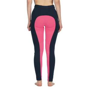 Leggings de equitación para mujer, cintura alta, elásticos, pantalones de equitación con logotipo personalizado, OEM - Product Image 5