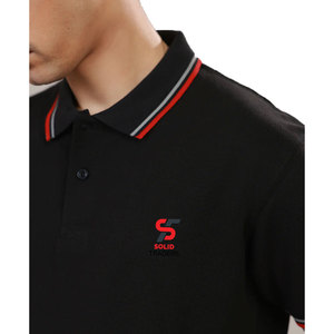 เสื้อโปโลผู้ชายทรงมาตรฐานพรีเมียม ดีไซน์เรียบง่าย สวมใส่สบาย ระบายอากาศได้ดี เหมาะสำหรับใส่ลำลองหรือเป็นชุดยูนิฟอร์ม - Product Image 6