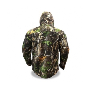 Hooded Collar Men's Waterproof Soft <b>Shell</b> Camouflage Hunting Jacket Plus Size Winter Outdoor Use - Product Image 3
