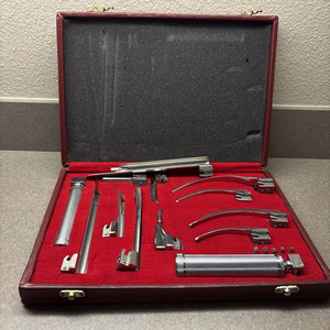 Set de Laringoscopio WPS de 11 Piezas, con 2 Palas de Intubación y 2 Empuñaduras, Kit de Diagnóstico para Gestión de las Vías Respiratorias, Manual para Cirugía Ortopédica - Product Image 1