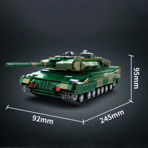 Bloques de Construcción del Tanque de Batalla Principal Leopard 2, 1108 Piezas, Serie Militar, Modelo de Ensamblaje, Decoración de Escritorio, Regalo para Días Festivos - Product Image 3