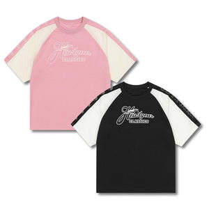 Camiseta de Diseño Urbano Personalizada al por Mayor para Hombre, Corte Holgado, Logotipo Bordado Personalizado, 100% Algodón Grueso - Product Image 1