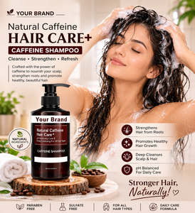 Private Label Caffeine <b>Shampoo</b> Manufacturer - Product Image 3