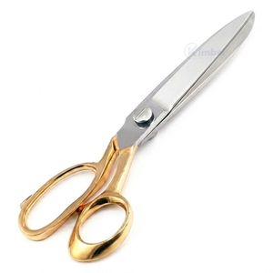 Red Handle Fabric Shears Stainless Steel Professional Tailoring Scissors For Precision Sewing Garment Cutting And Textile Work - Product Image 4