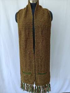 Exquisito Bufanda Tejida Unisex - Suave al Tacto de Terciopelo - Accesorio de Moda de Punto Acanalado con Logotipo Personalizado - Product Image 3