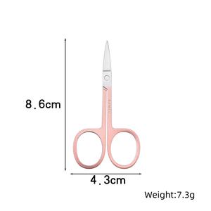 Ciseaux de précision pour sourcils et cils, lame droite, manche en céramique, en acier inoxydable, pour la beauté ANAAIF - Product Image 5