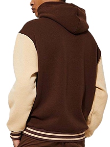 เสื้อฮู้ดดี้ผู้ชายคุณภาพสูง สวมใส่สบาย สีพื้น ผ้าคอตตอนผสม - Product Image 6