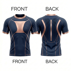 Fournisseur de maillots de compression de haute qualité, usine OEM, vêtements de sport MMA BJJ, vêtements de gym, design personnalisé, vente en gros de vêtements de sport - Product Image 4