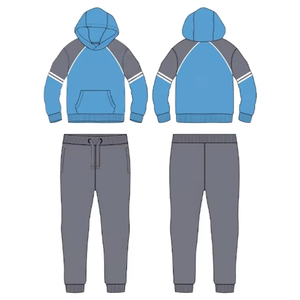 Ensemble de survêtement thermique d'hiver personnalisé avec impression par sublimation intégrale ODM, en polaire polyester 320 g/m² pour homme, avec logo frontal - Product Image 1