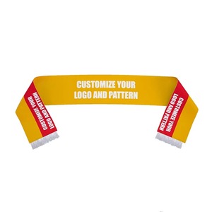 Écharpe de football personnalisée pour club, écharpe de supporter d'équipe, logo personnalisé, nom, couleurs, écharpe de stade pour match sportif - Product Image 6