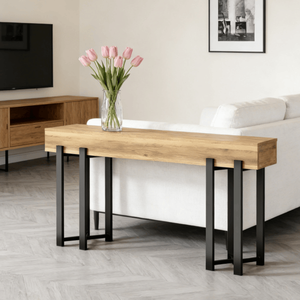 Consolle Lunga Moderna di Lusso in Legno Massello per Ingresso, Appartamento, Hotel o Soggiorno - Arredamento Contemporaneo per la Casa - Product Image 4