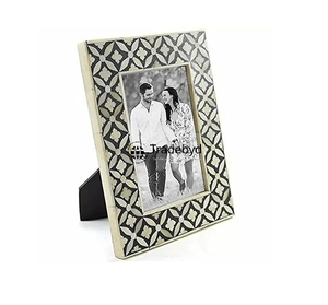 Marco de Fotos de Lujo con Incrustaciones de Hueso, Diseño Creativo, Calidad Premium, Hecho a Mano, Acabado Brillante, con Logotipo Personalizado por Tradebyd - Product Image 3
