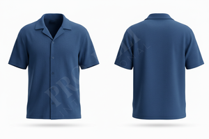 Chemise boutonnée décontractée sur mesure, respirante, en coton et lin léger, couleur unie, pour l'été, le travail en extérieur ou au bureau - Product Image 3